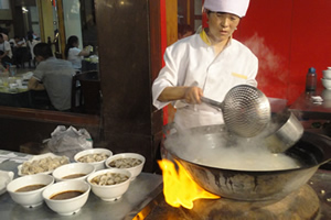 Outdoor kitchen in Xian